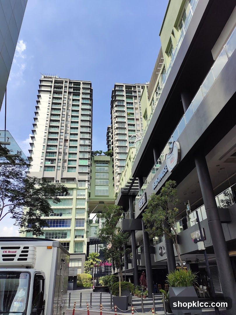 Modern Buildings and Shops