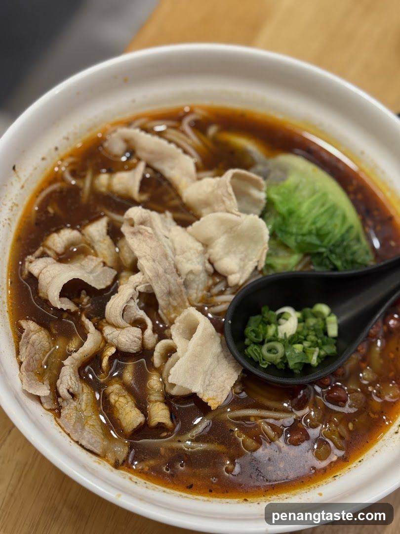 Noodle Soup with Sliced Pork