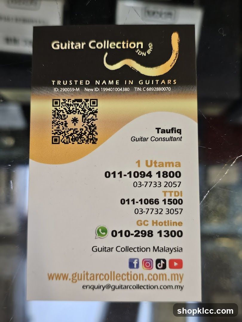 Guitar Collection Business Card
