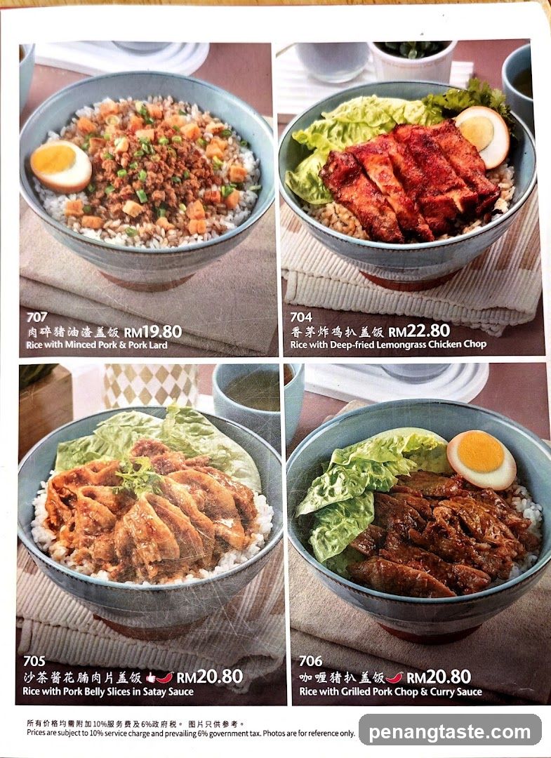 Menu Items