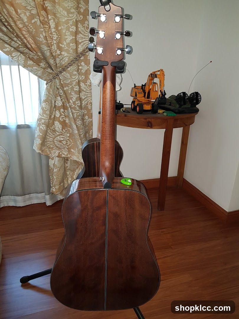 Acoustic Guitar on Stand
