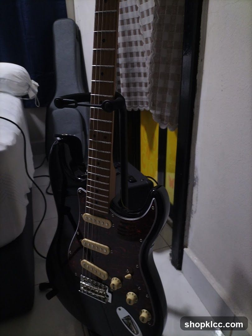 Electric Guitar on Stand