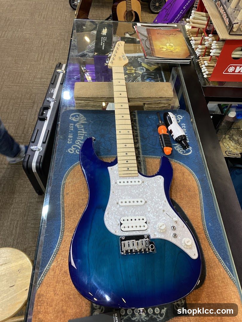 Electric Guitar on Display
