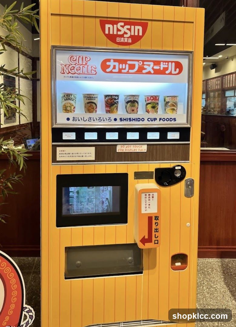Nissin Cup Noodle Vending Machine