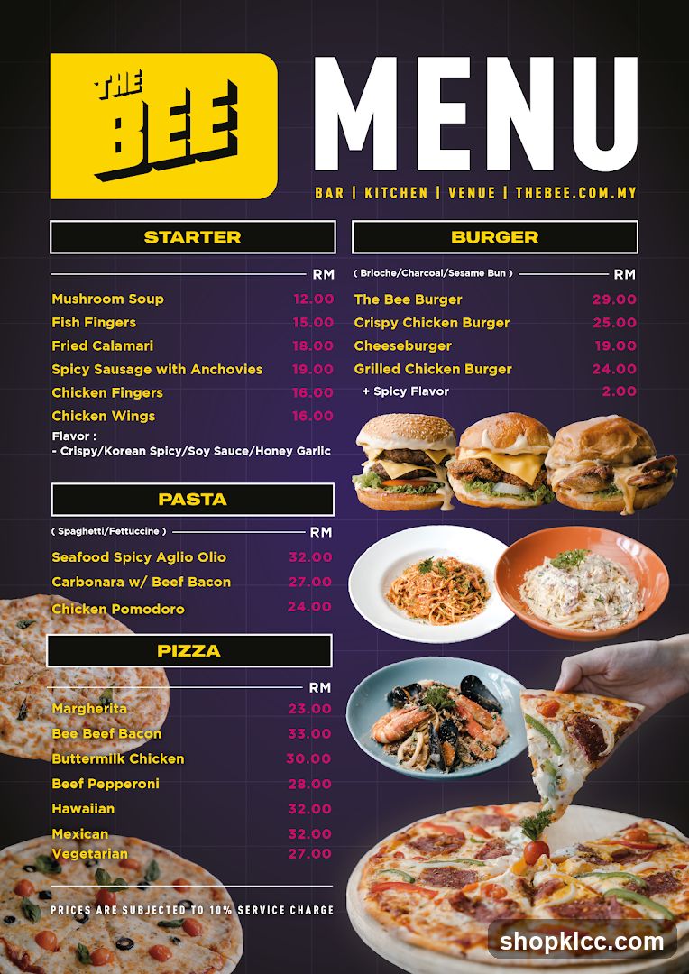 The Bee Menu