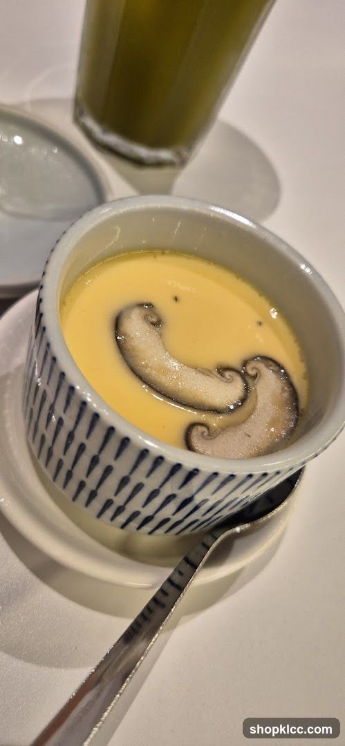Steamed Custard with Mushrooms