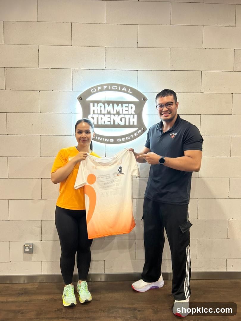 Hammer Strength Training Center Staff with T-shirt
