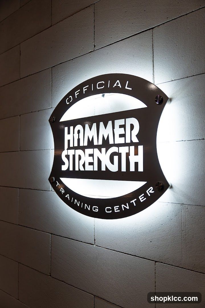 Hammer Strength Training Center Sign