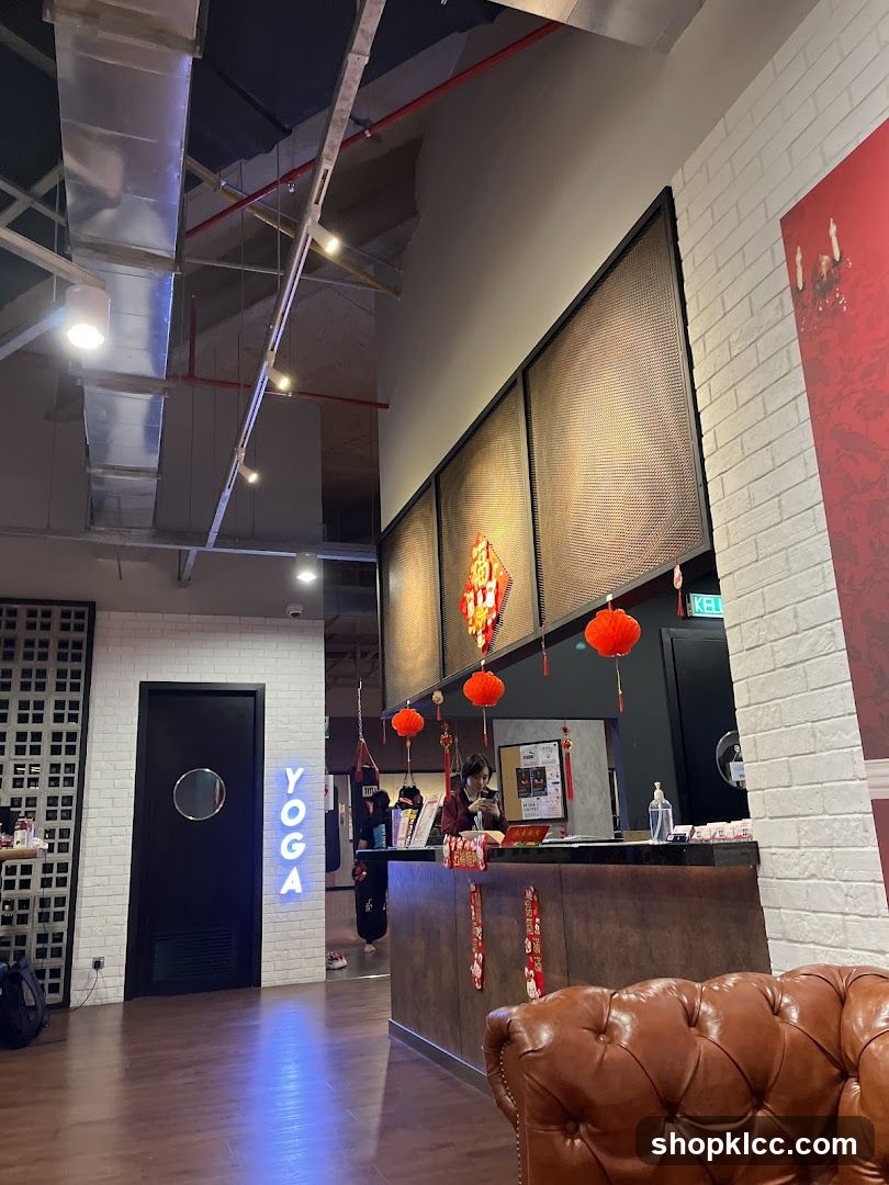 Yoga Studio Reception Area