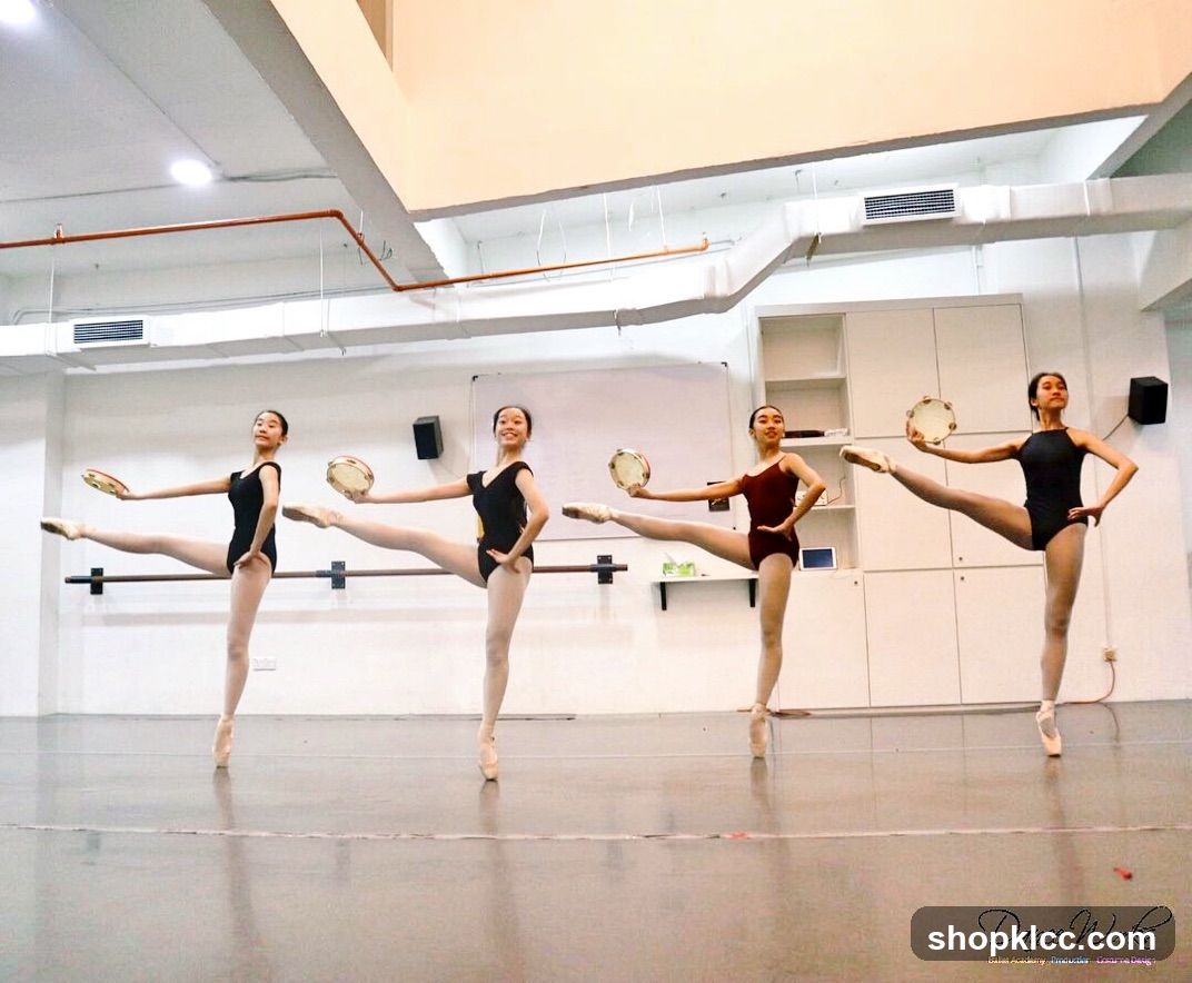 Ballet Dancers with Tambourines