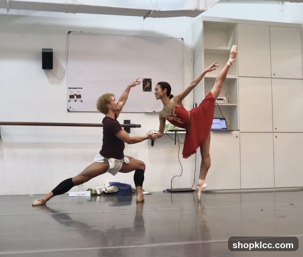 Ballet Dancers Practicing
