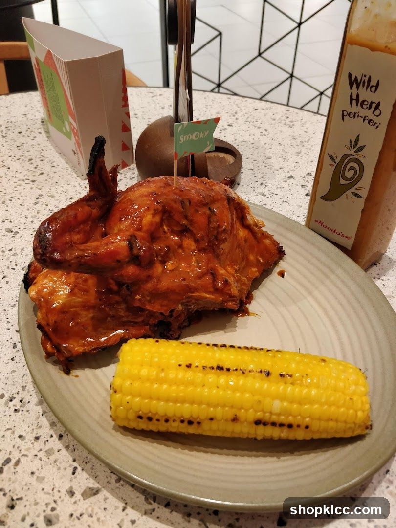 Peri-Peri Chicken and Corn