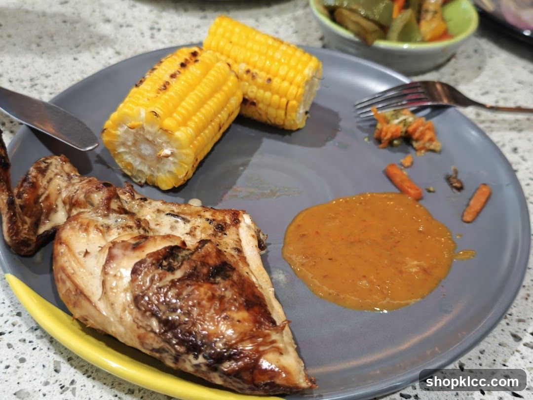 Grilled Chicken and Corn