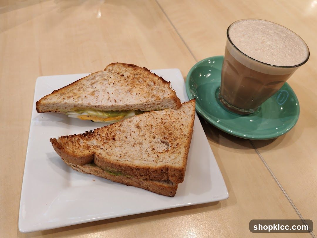 Sandwich and Coffee