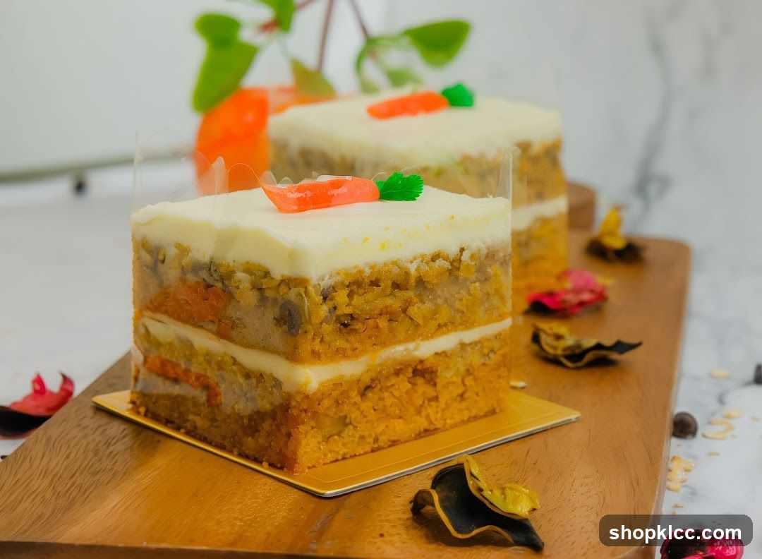 Carrot Cake Slices