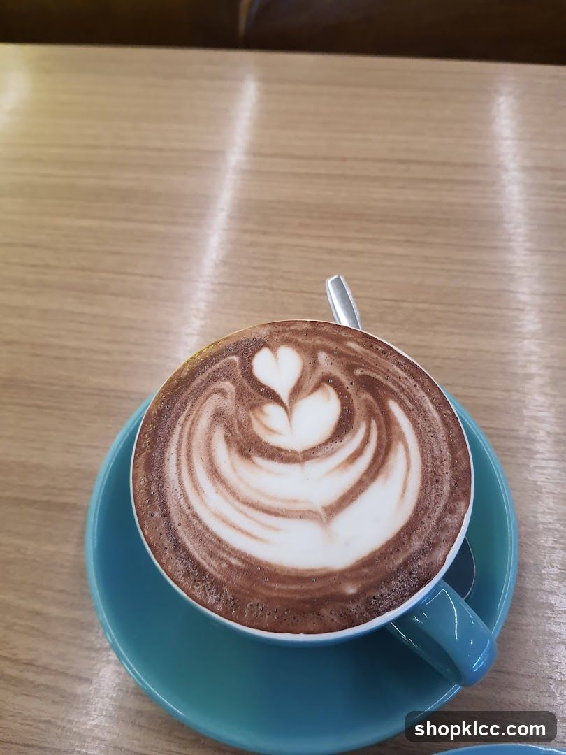 Latte with Heart Art