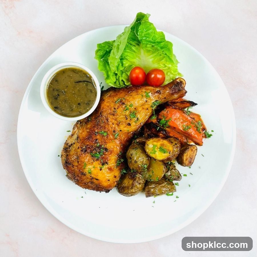 Roasted Chicken Leg with Vegetables