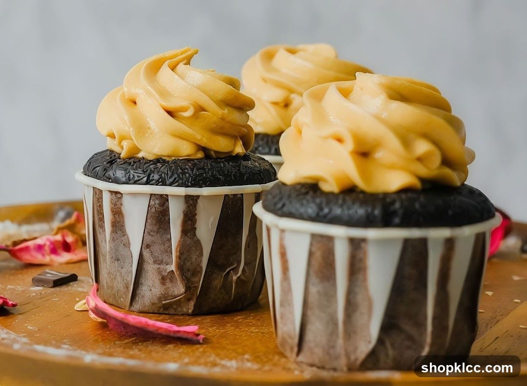 Chocolate Cupcakes with Peanut Butter Frosting