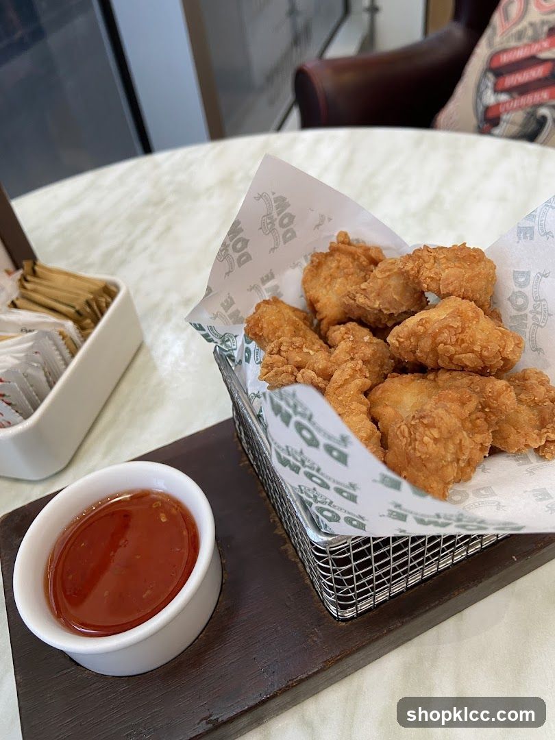 Fried Chicken Bites with Dipping Sauce