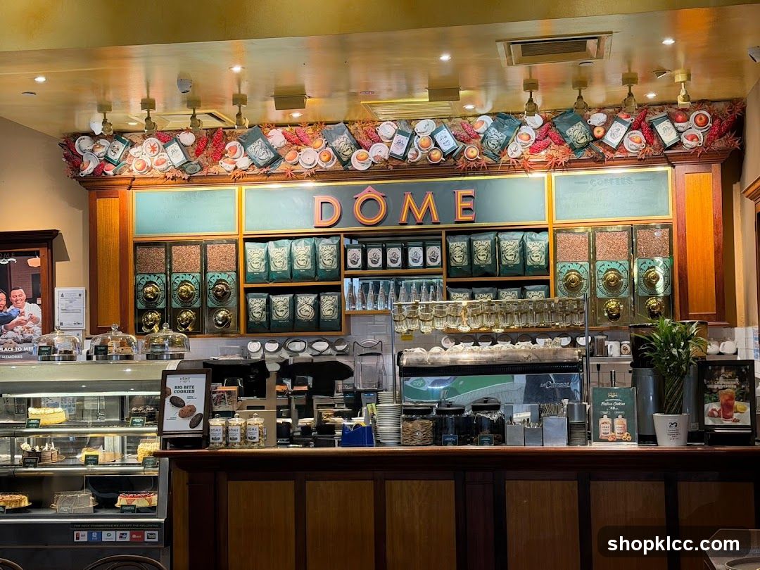 Dome Coffee Shop Counter