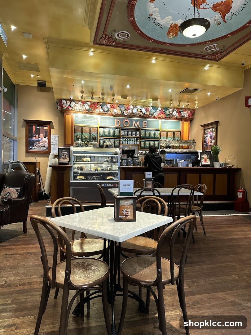 Cafe Interior with Seating