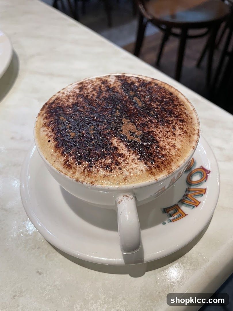 Cappuccino with Chocolate Dusting