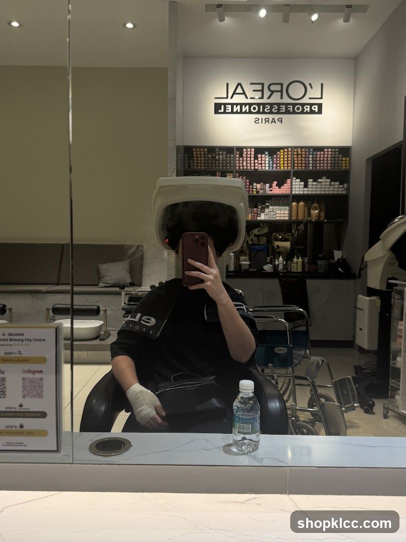 Salon Interior with L'Oréal Professional Branding