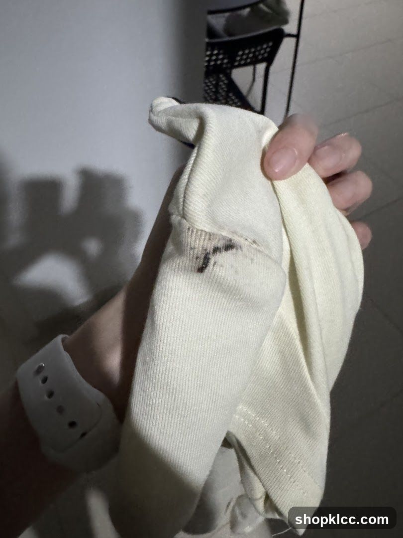 Stained T-shirt