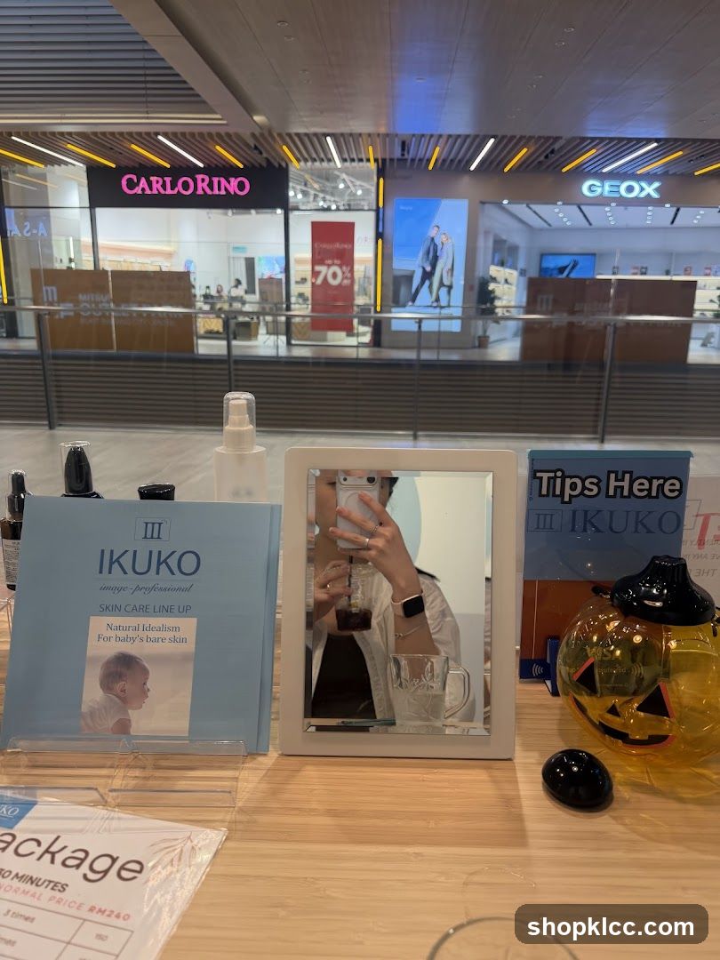 IKUKO Skincare Display