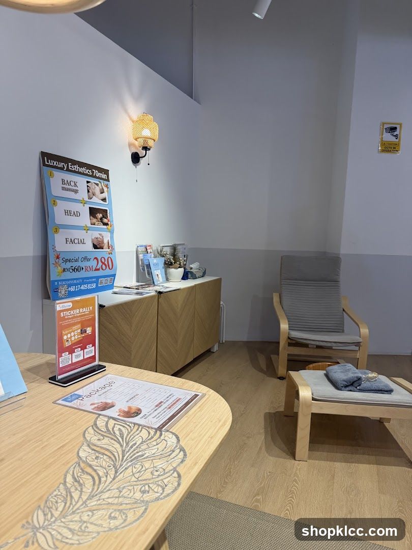 Spa Reception Area
