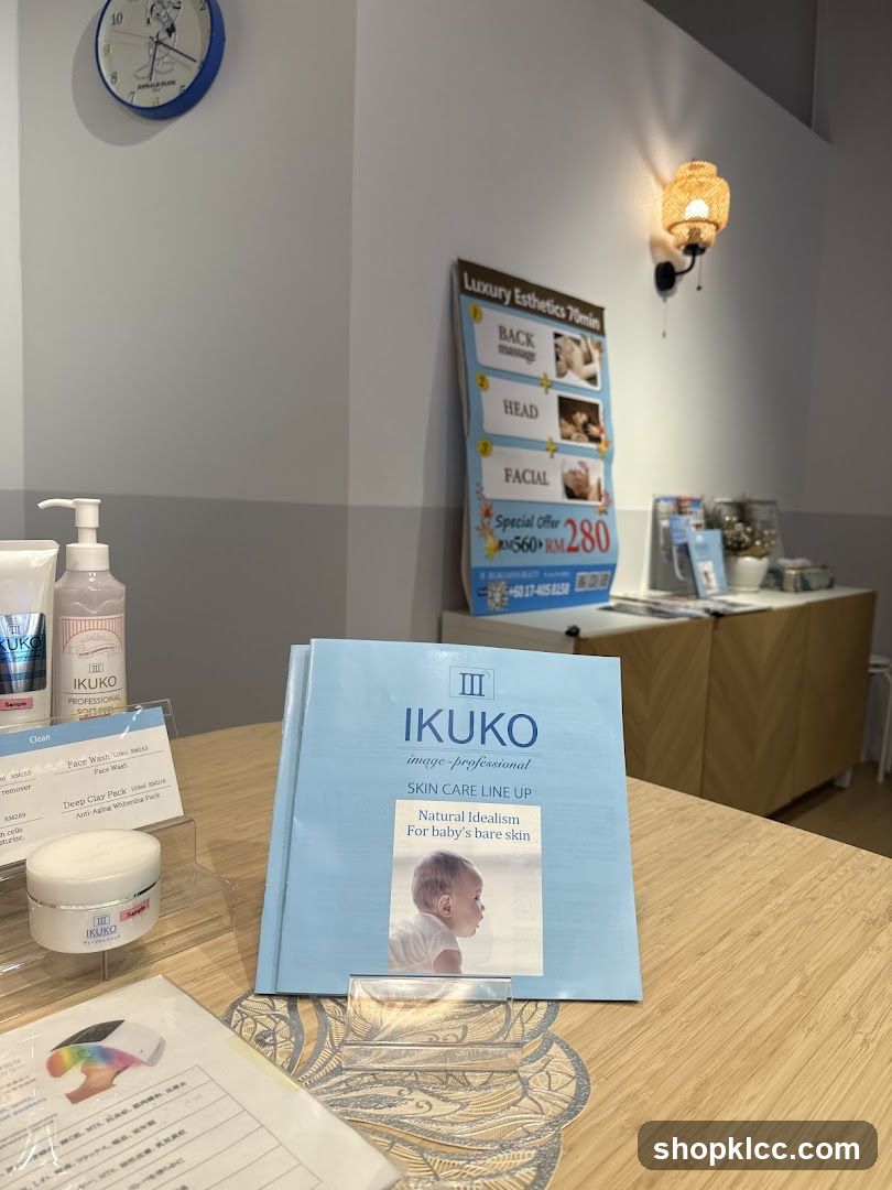 IKUKO Skin Care Line Up Brochure