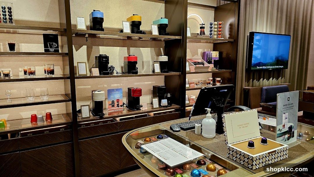 Coffee Machine and Pod Display