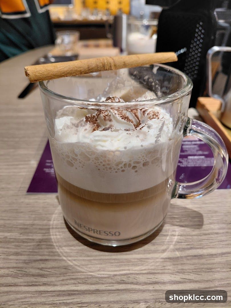 Coffee with Whipped Cream and Cinnamon