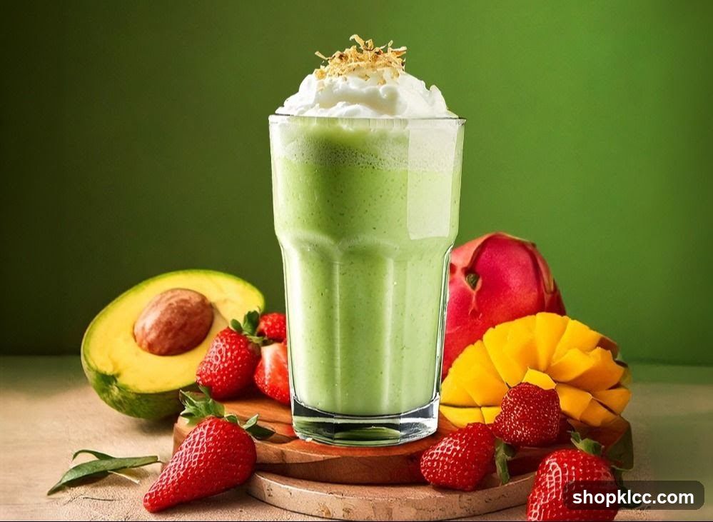 Avocado Smoothie with Fruit