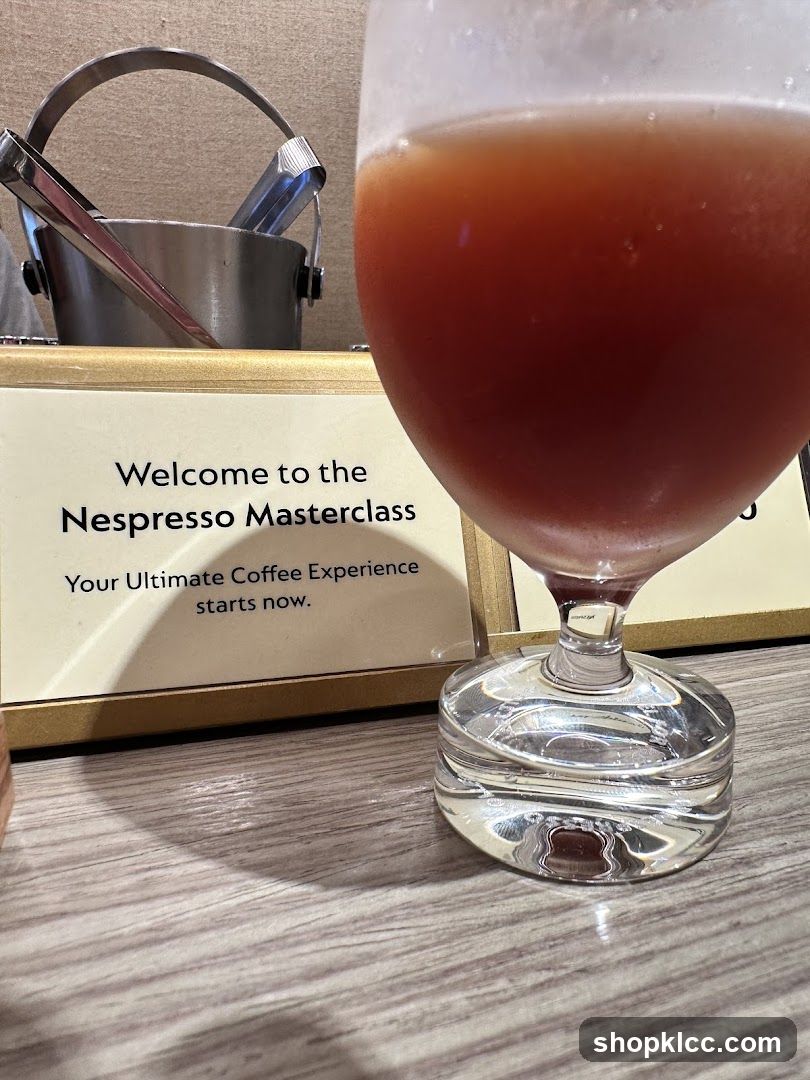 Nespresso Masterclass Welcome Sign