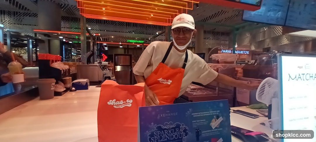 Staff at a counter