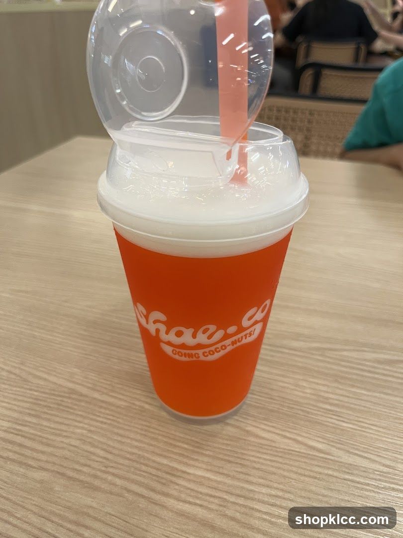 Orange Drink with Logo