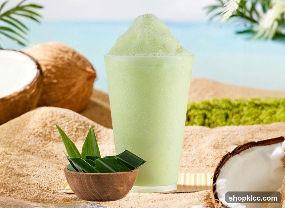 Coconut and Pandan Drink