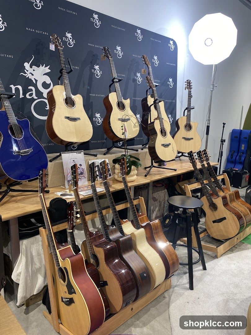 Naga Guitars Display