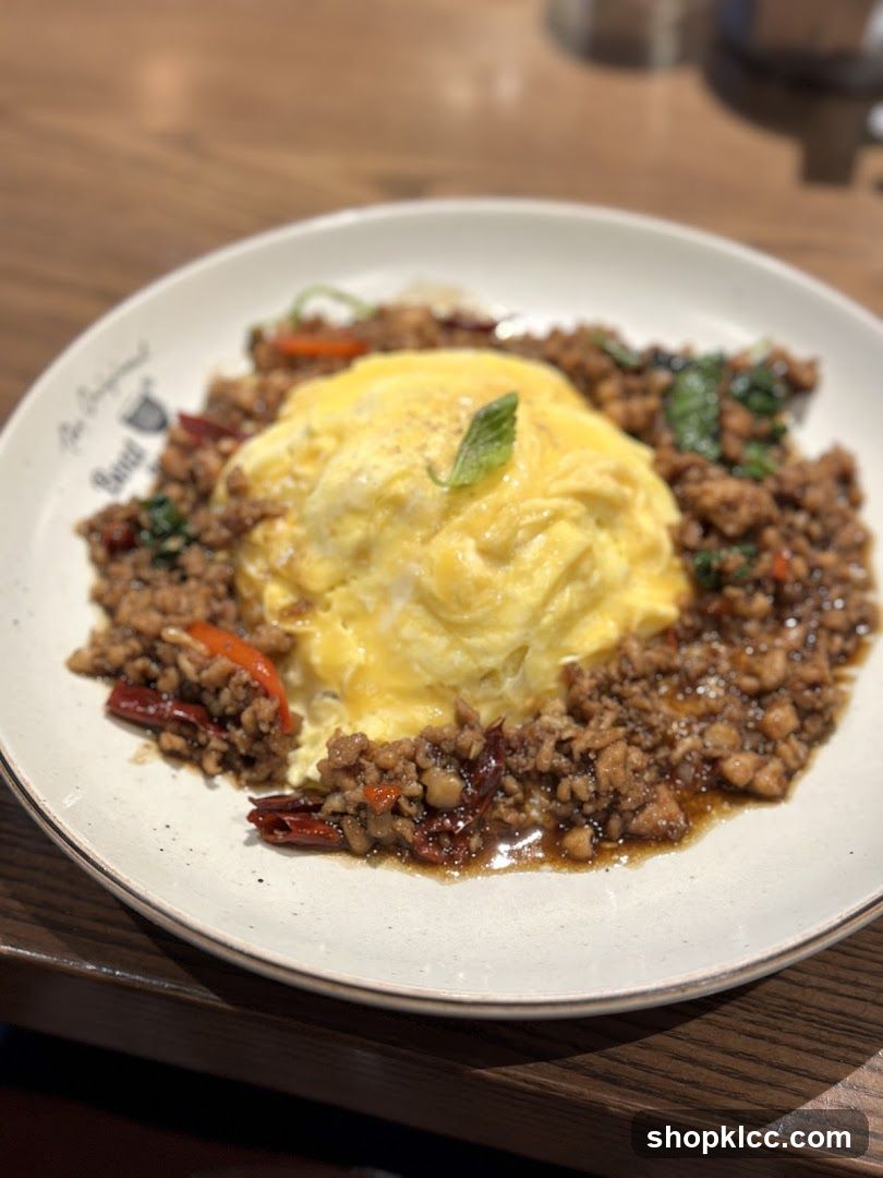 Omelette with Minced Meat and Chili