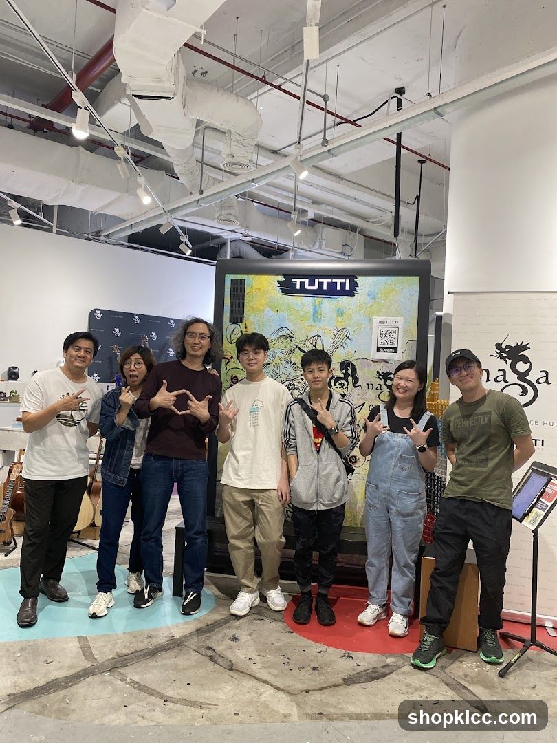 Group Posing in a Store