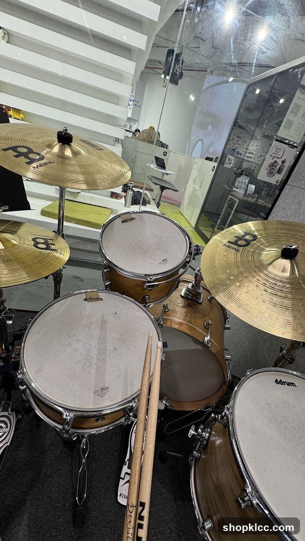 Drum Set with Drumsticks