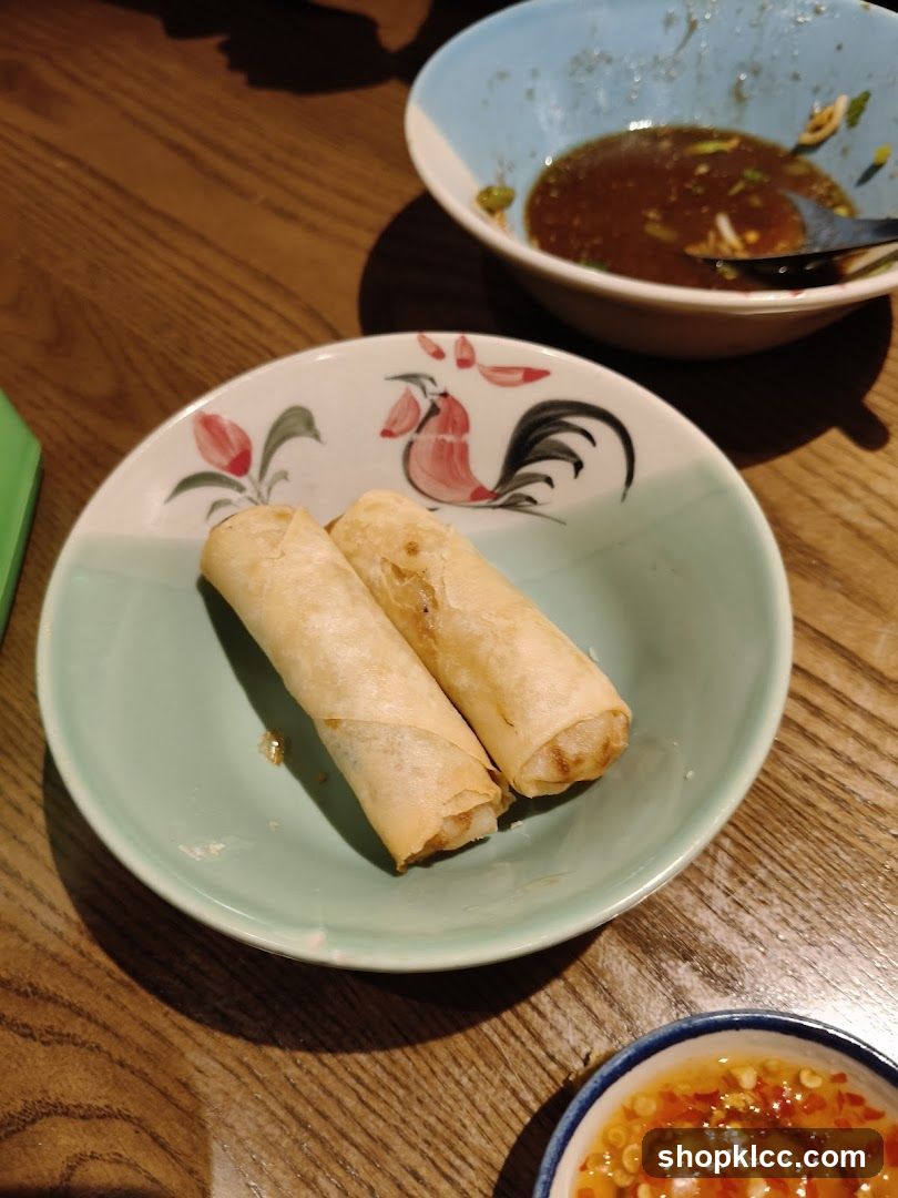 Spring Rolls with Dipping Sauce