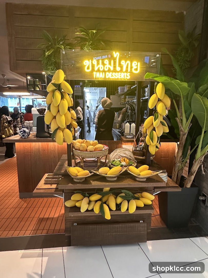 Thai Desserts Display