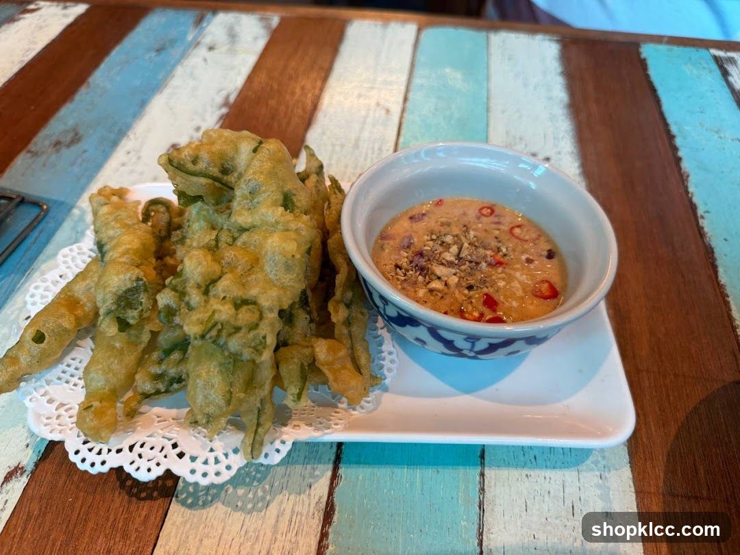Fried Green Beans with Dipping Sauce