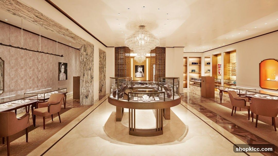 Luxurious Jewelry Store Interior