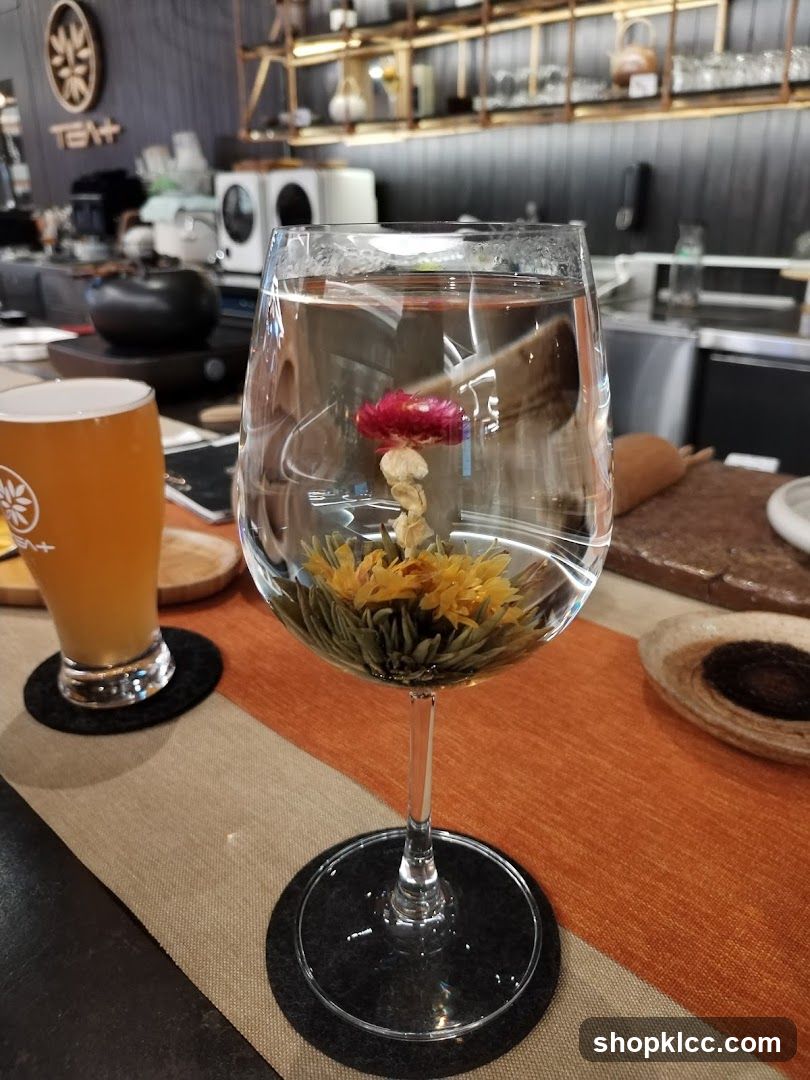 Blooming Tea and Drink