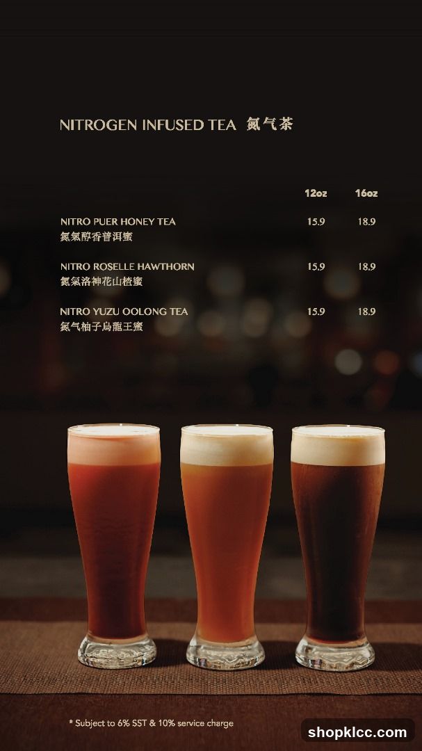 NITROGEN INFUSED TEA