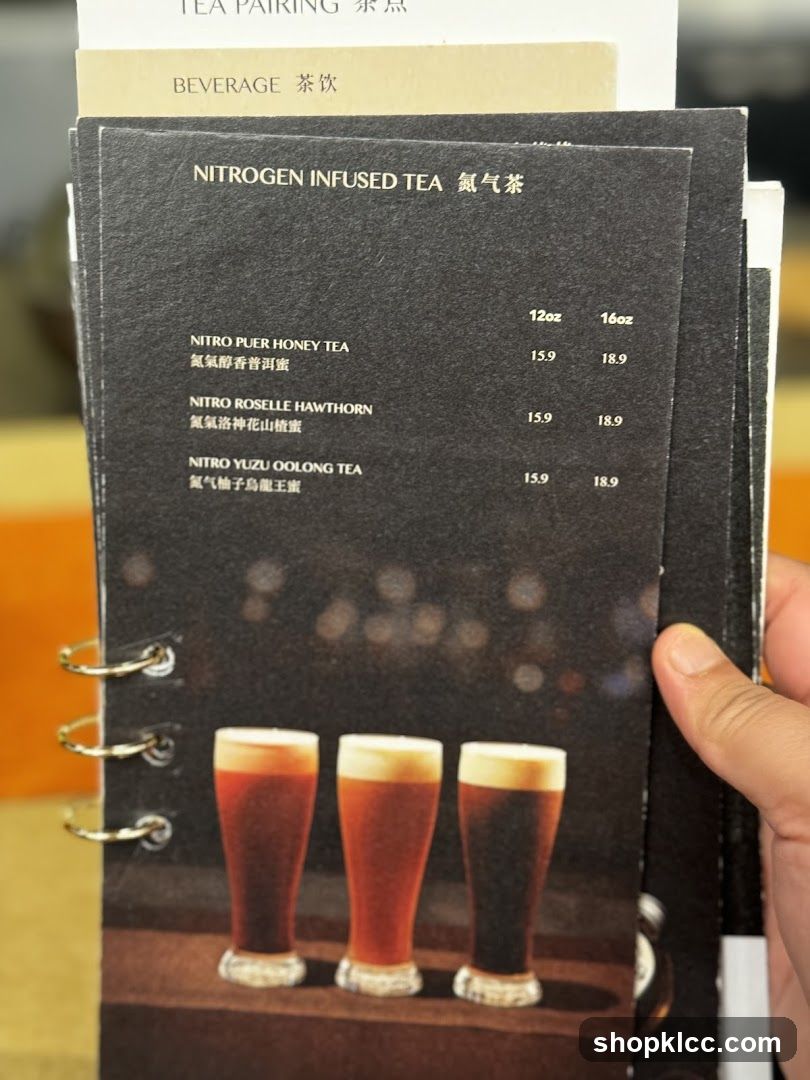 NITROGEN INFUSED TEA
