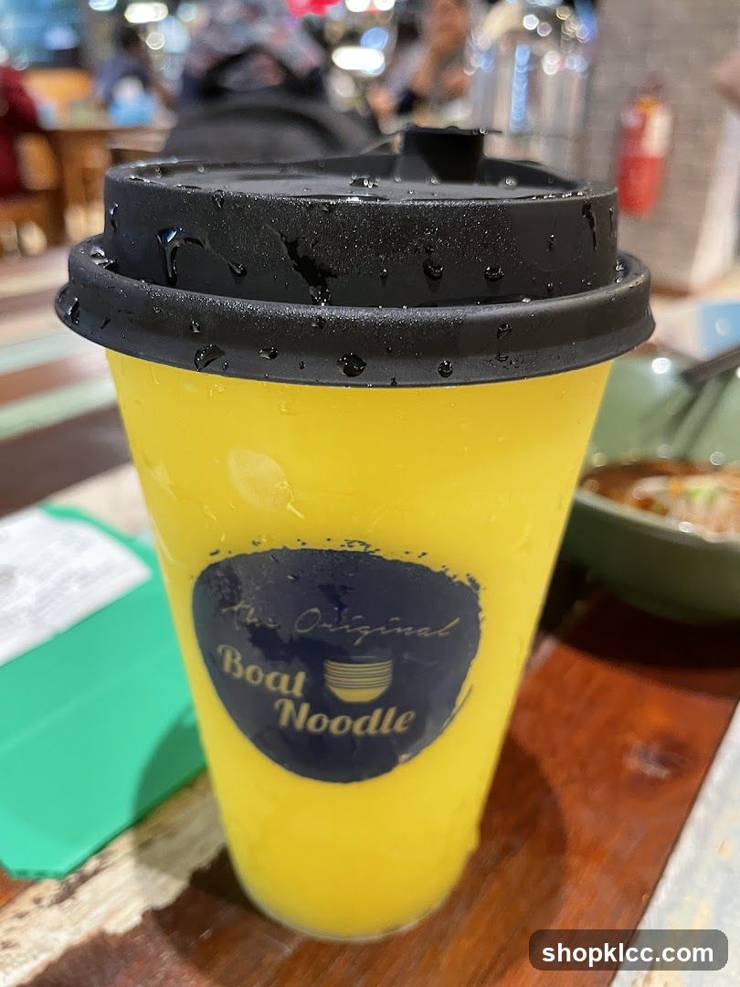 Yellow Drink with Logo